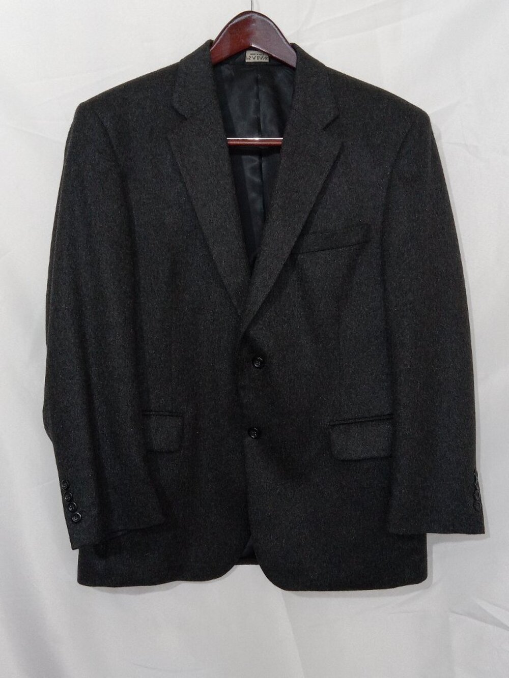 Jos A Bank 100% Cashmere Blazer 42S Gray Sport Coat Mens Classic Formal